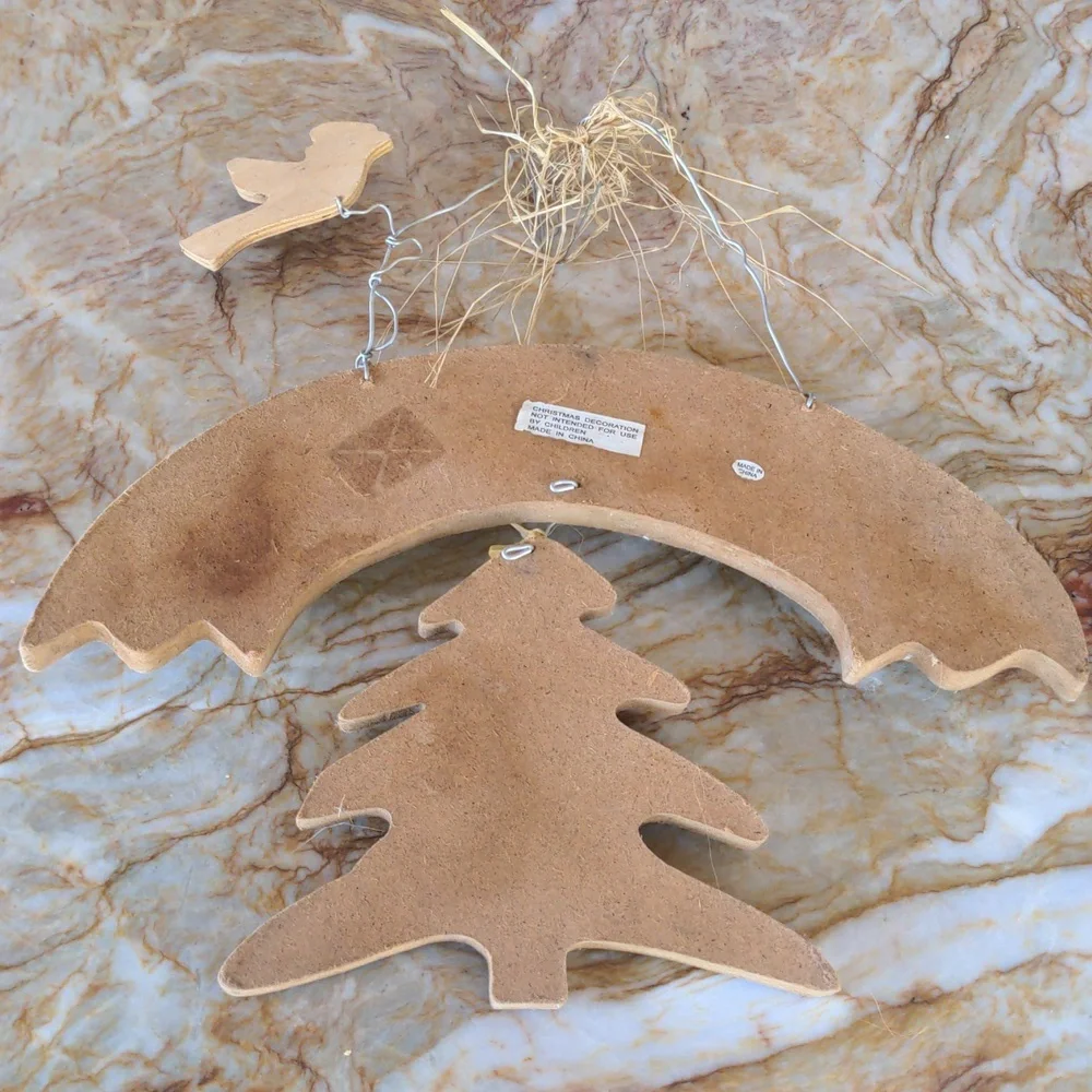 WELCOME Christmas Tree Wall Door Hanging